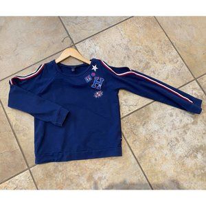 Tommy Hilfiger Navy Blue Sweartshirt L 10/12